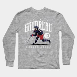 Johnny Gaudreau Columbus Game Long Sleeve T-Shirt